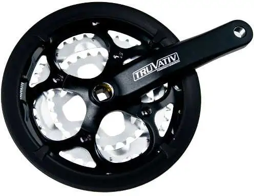 Vevparti Truvativ E400 Square 3 x 9 växlar 48/38/28T med kedjeskydd 170 mm svart