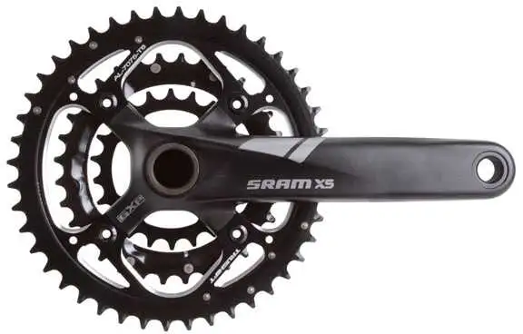 Vevparti SRAM X5 3 x 10 växlar GXP q-faktor 169 mm 44/33/22T 170 mm svart