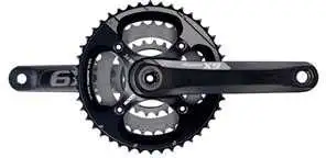 Vevparti SRAM X9 3 x 10 växlar GXP q-faktor 171 mm 44/33/22T 175 mm svart/grå