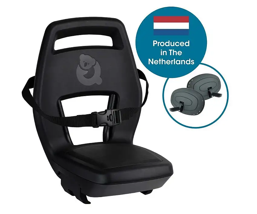 Cykelbarnstol Qibbel 6+ Junior Seat Svart