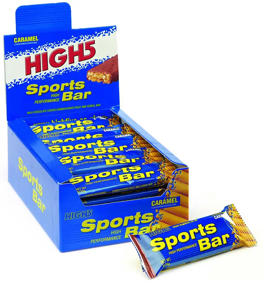 Energibar High5 Sportsbar 55 g Karamell 25-pack