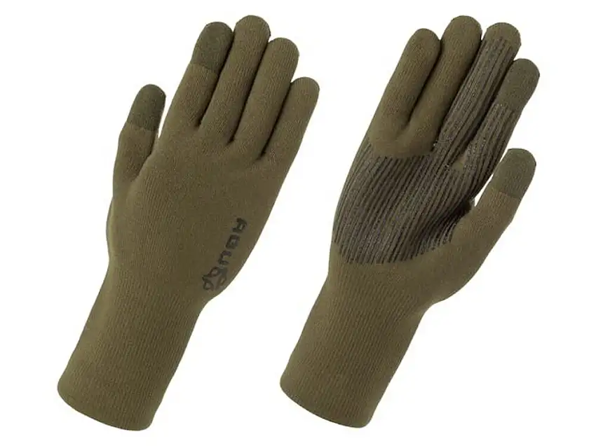 AGU Merino Knit cykelhandskar army green