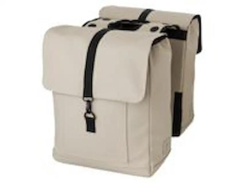 FastRider Jaxx II dubbel cykelväska 28L beige