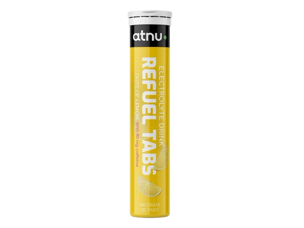 ATNU Refuel elektrolyttabs lemon koffein 20 tabs