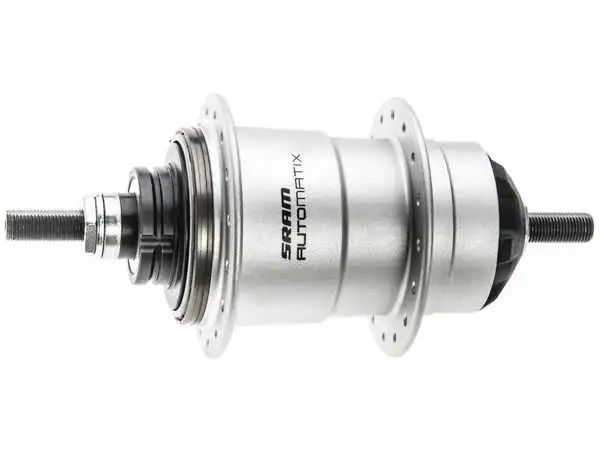 Baknav SRAM Automatix för skivbroms 32H 135 mm silver