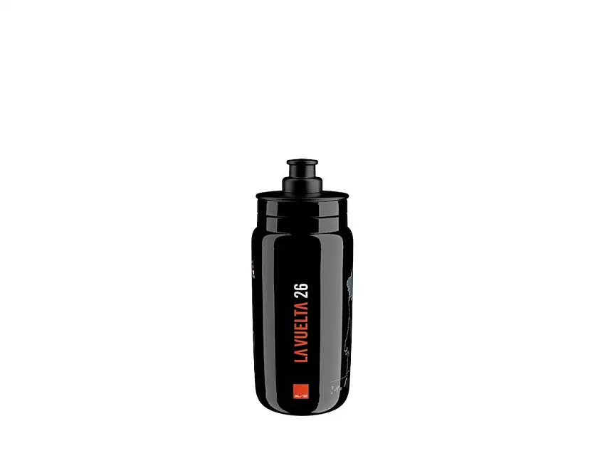 Elite Fly teams 2026 vattenflaska 550 ml Vuelta black map