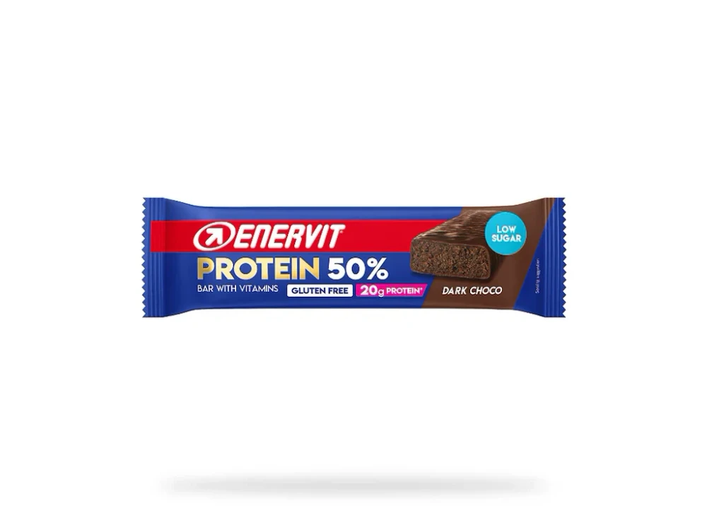 Enervit Sport Proteinbar 50% protein mörk choklad 40 gram
