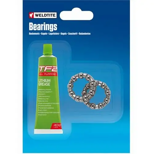 Styrlager Weldtite ATB/BMX Kulring & Fett 3/16 Tum