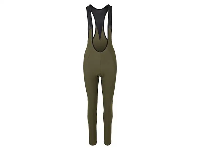 AGU bibtights med hängslen Essential army green dam