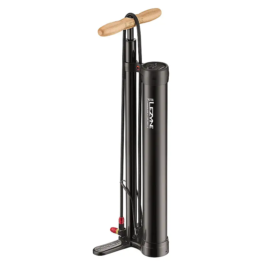 Fotpump Lezyne Digital Preassure Over Drive ABS-1 Pro HV 15kg Svart