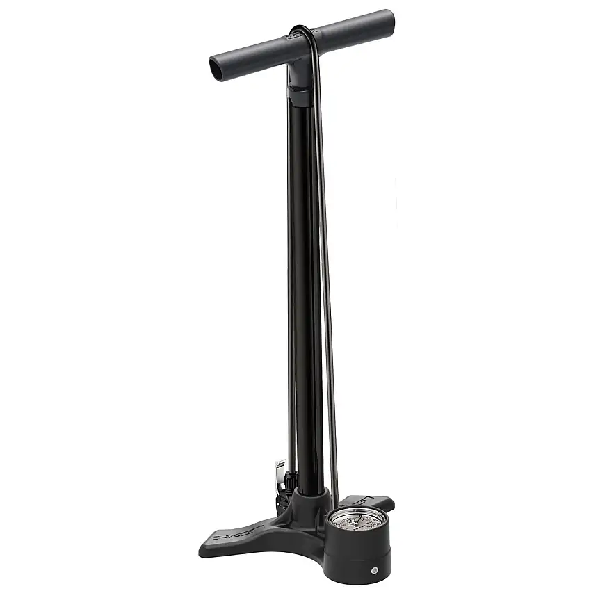 Fotpump Lezyne Macro Floor Drive Dual-head matt HP 11kg Svart