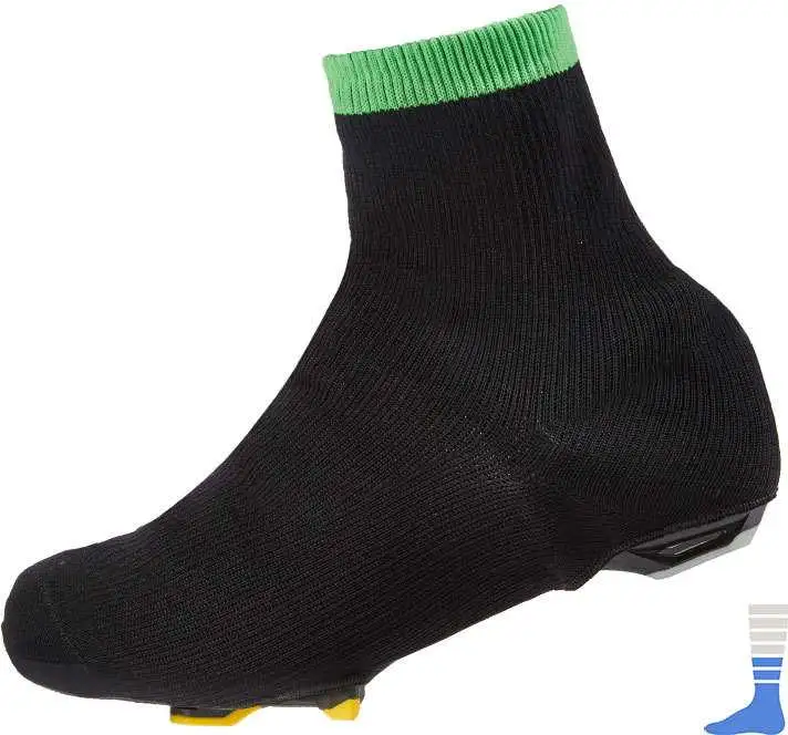 Skoöverdrag Sealskinz Cycle Over Sock svart/grön