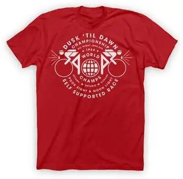 T-Shirt Twin Six Dusk Til Dawn röd