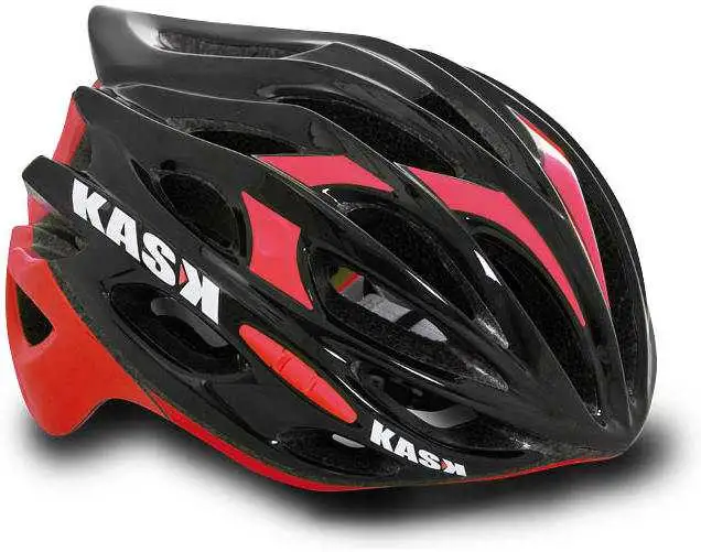 Cykelhjälm Kask Mojito svart/röd