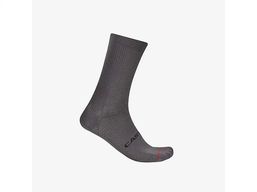 Castelli Premio Evo 18 cykelstrumpor smoky gray