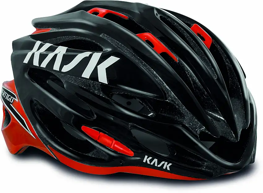 Cykelhjälm Kask Vertigo 2.0 svart/röd