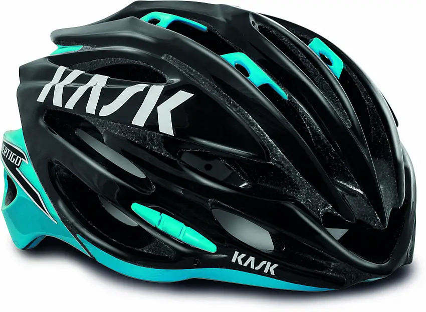Cykelhjälm Kask Vertigo 2.0 svart/ljusblå