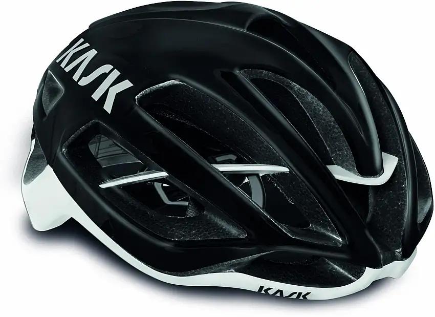 Cykelhjälm Kask Protone svart/vit