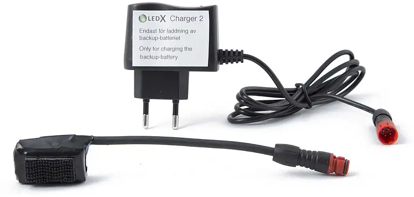 Batteri + Laddare Ledx Backup 8.4 V