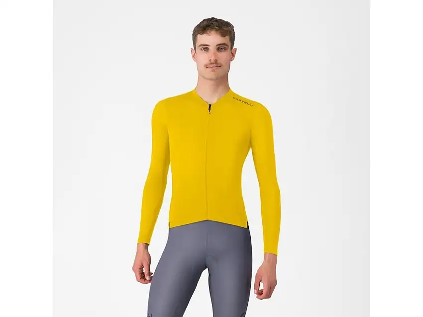 Castelli Espresso 2 LS cykeltröja långa ärmar mango mojito herr