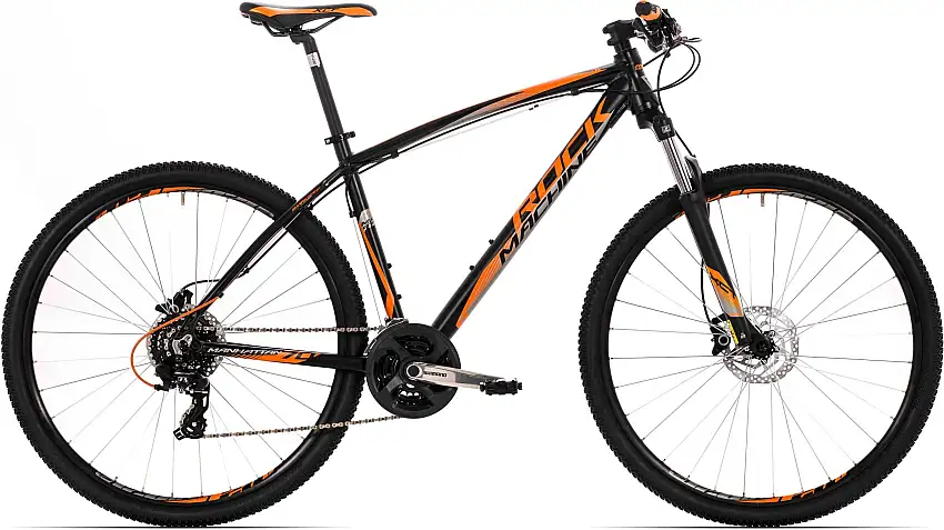 Rock Machine Manhattan 70-29 svart/orange/silver