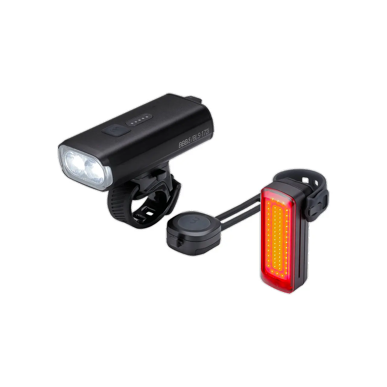 Framlyktset med baksignal och kontroll BBB Cycling StrikeDuo 1600