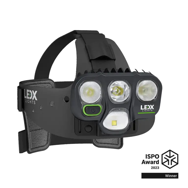 Pannlampa LEDX Mamba X-pand G4 4500 Kit Med Huvudställning & 106Wh Batteri