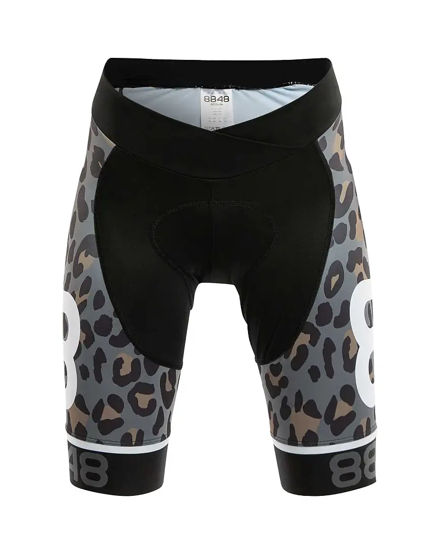 Shorts 8848 Coca dam svart/leopard