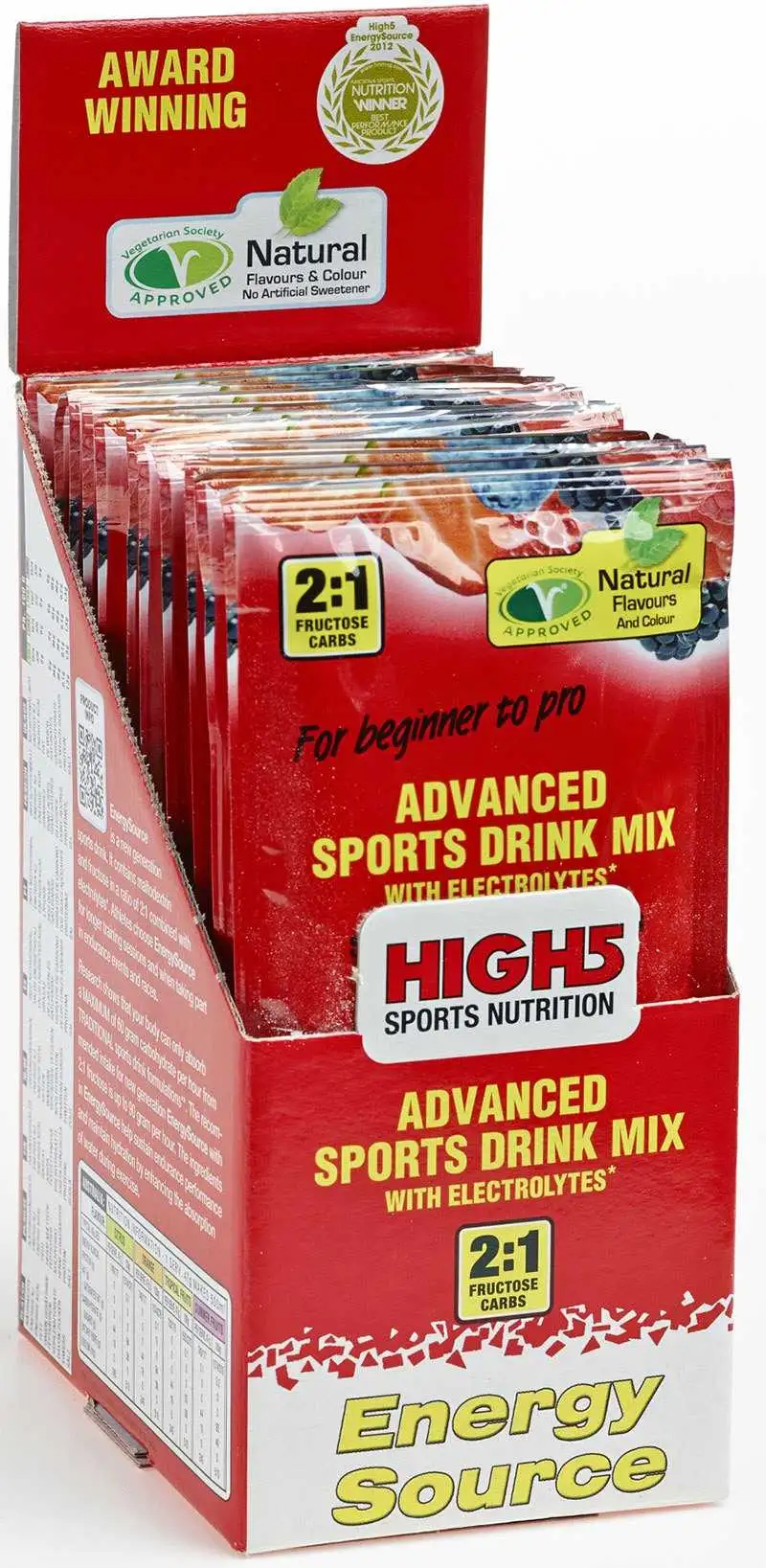 Sportdryck High5 Energysource 47 g Sommarfrukt 12-pack