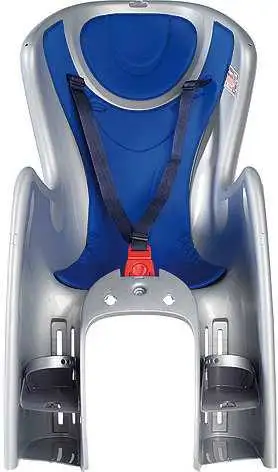 Cykelsits Okbaby Body Guard Pakethållarfäste silver/blå