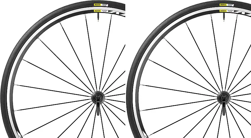 Hjulset Mavic Aksium Elite kanttråd 28 mm Shimano/SRAM