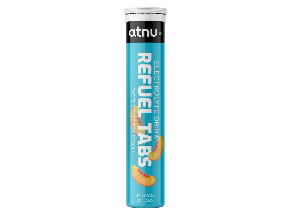 ATNU Refuel elektrolyttabs Ice Tea peach 20 tabs