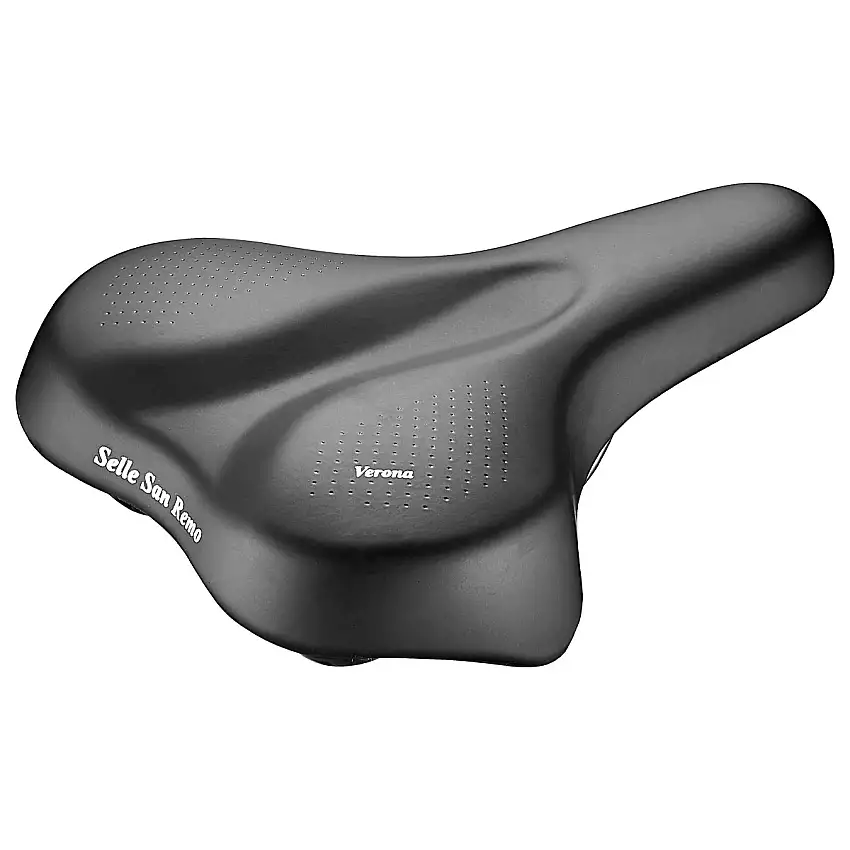 Sadel Selle San Remo Verona Komfort 265x200mm Svart