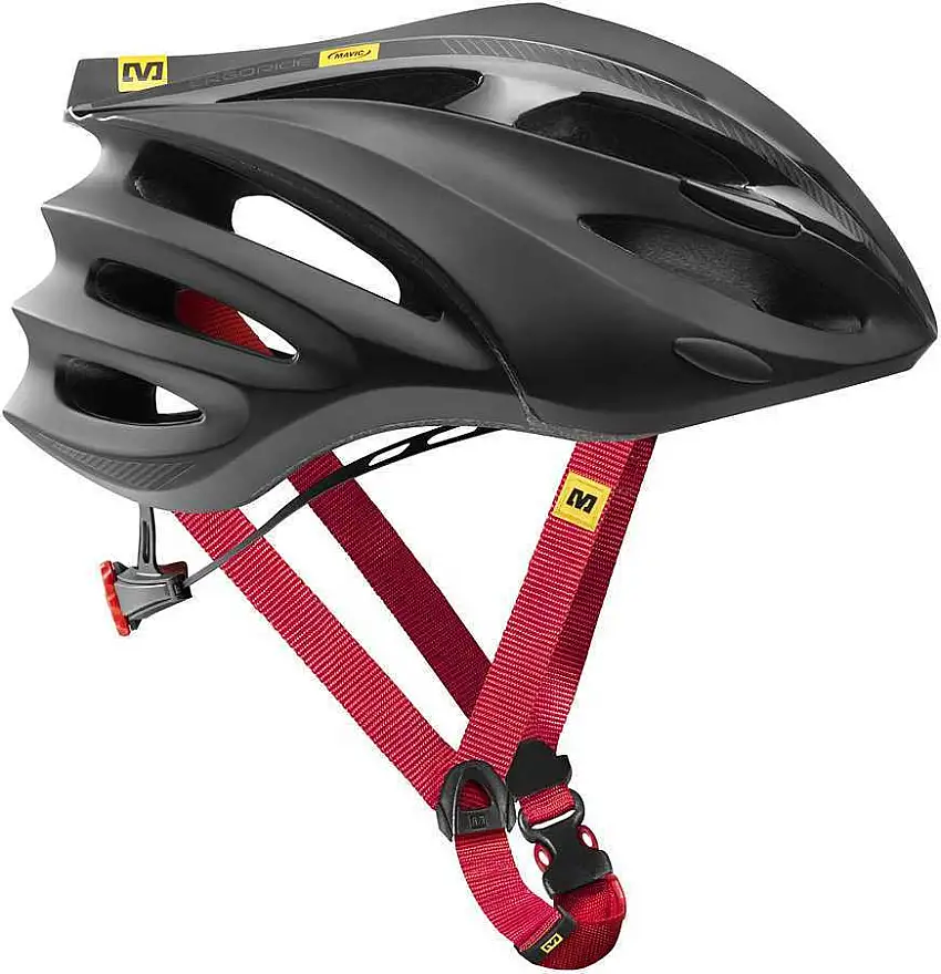 Cykelhjälm Mavic Syncro svart/röd