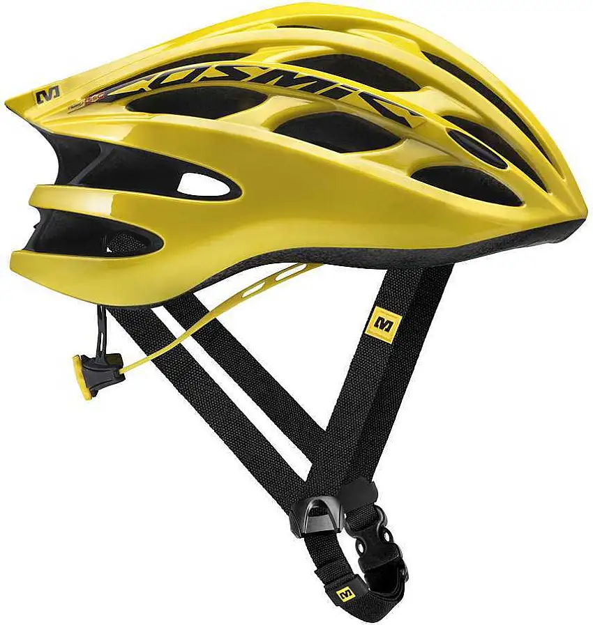 Cykelhjälm Mavic Cosmic Ultimate gul/svart