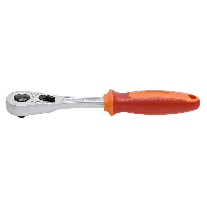 Hylsnyckel Unior Reversible Ratchet 1/4" Röd