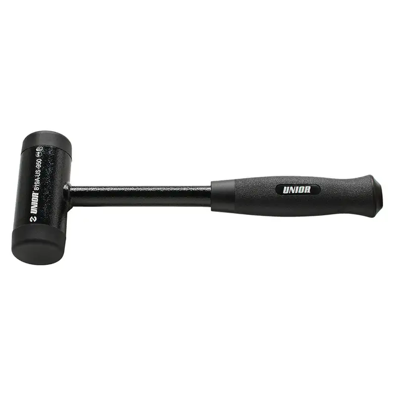 Gummiklubba Unior Dead Blow Hammer Metal Svart
