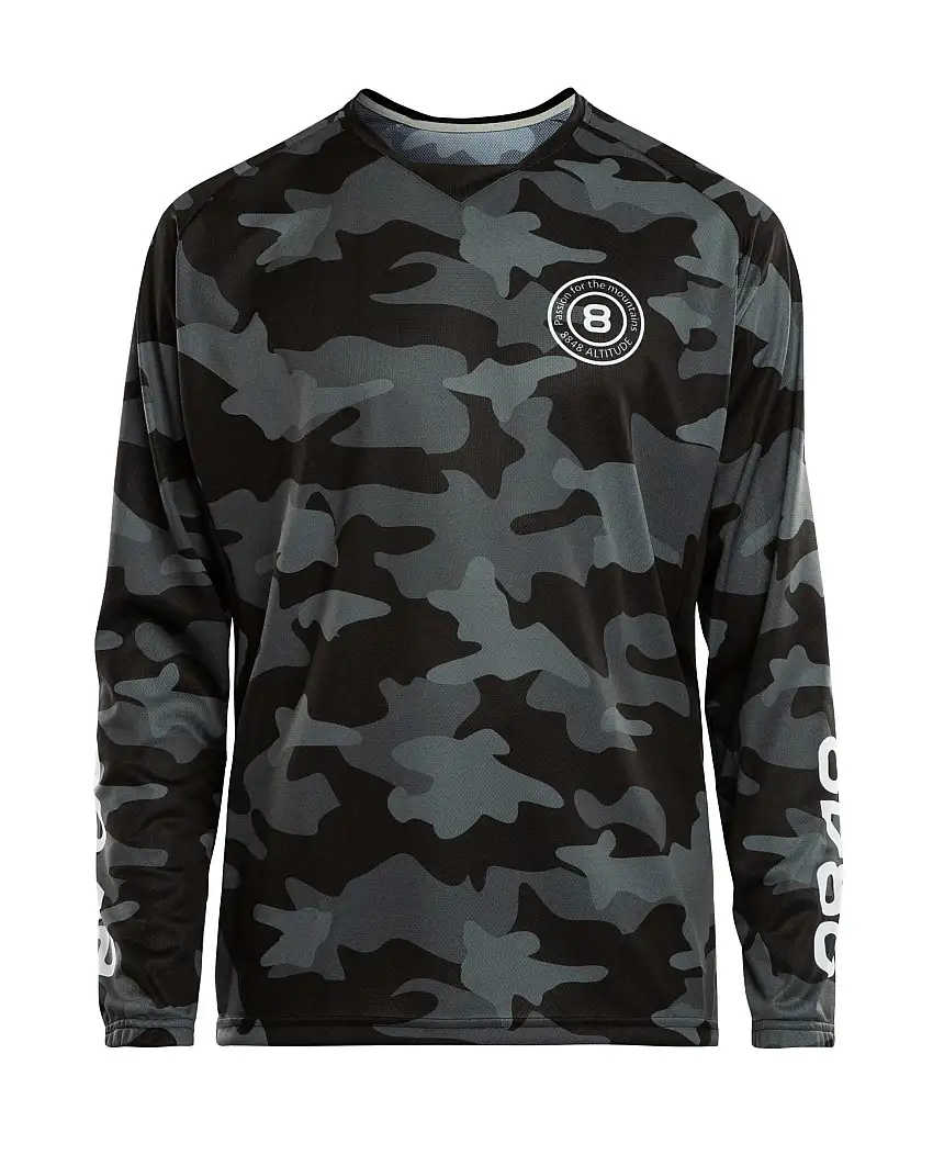 Tröja 8848 Woodhill svart camo