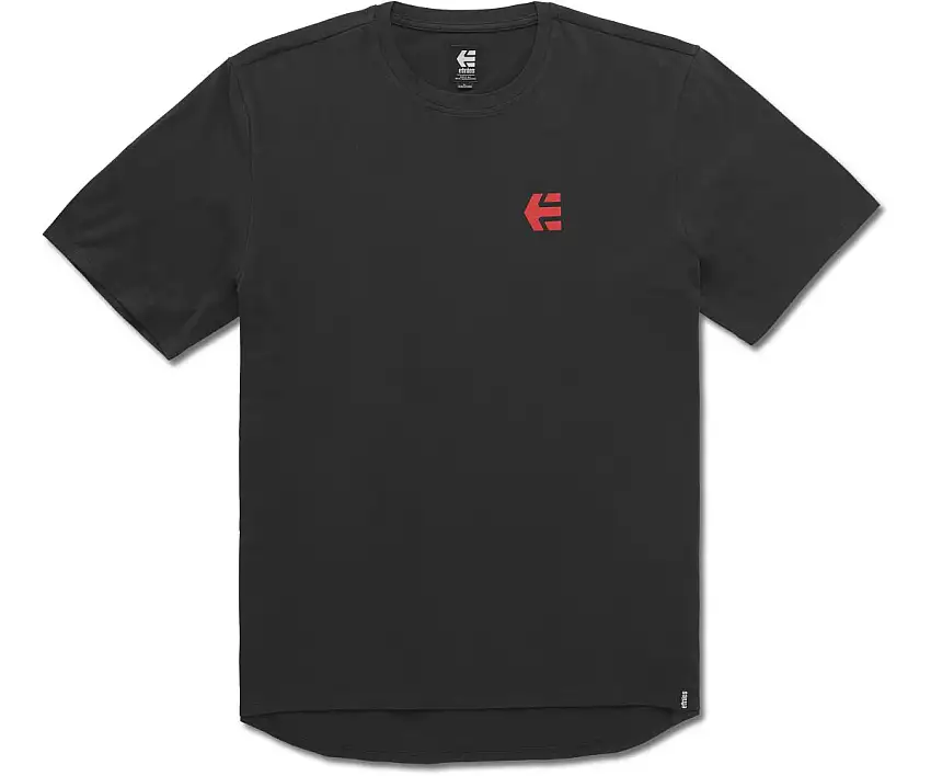 T-shirt Etnies Icon Quick Dry Tee Svart/Röd