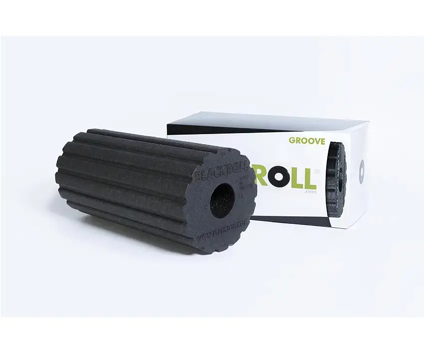 Foamroller Blackroll Groove Standard Svart