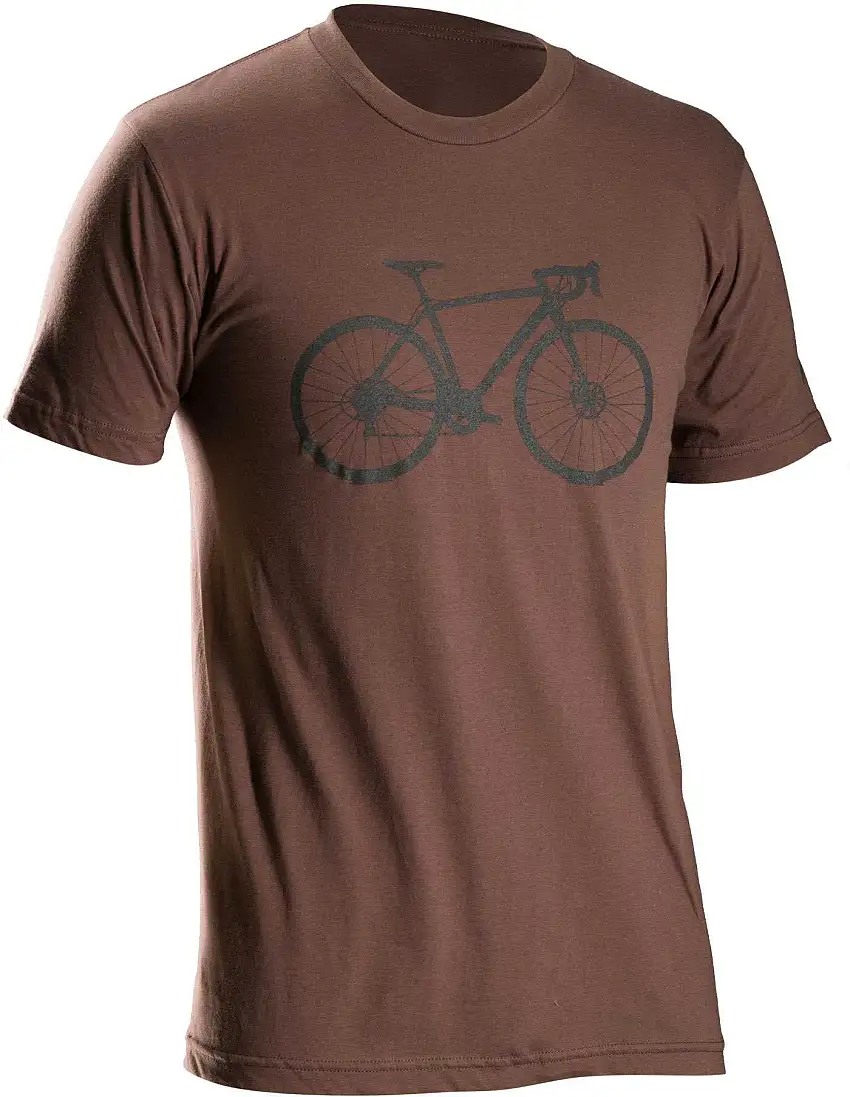 T-Shirt Trek Crockett Silhouette brun
