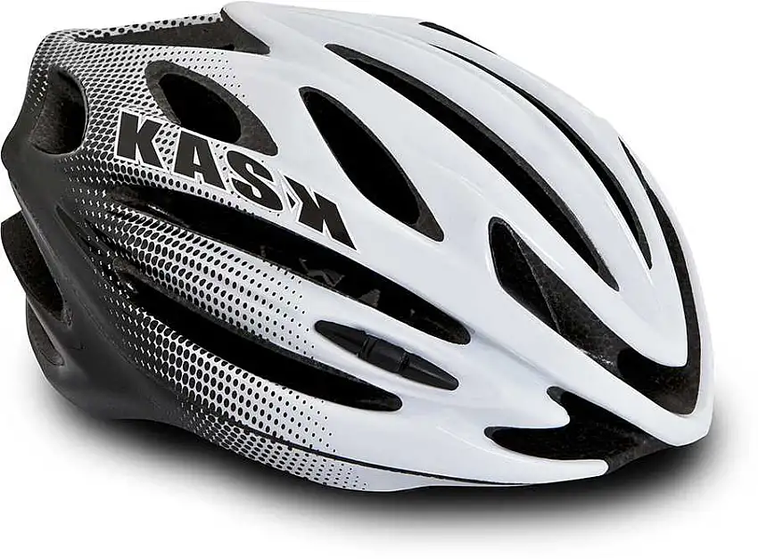 Cykelhjälm Kask 50Nta vit/svart