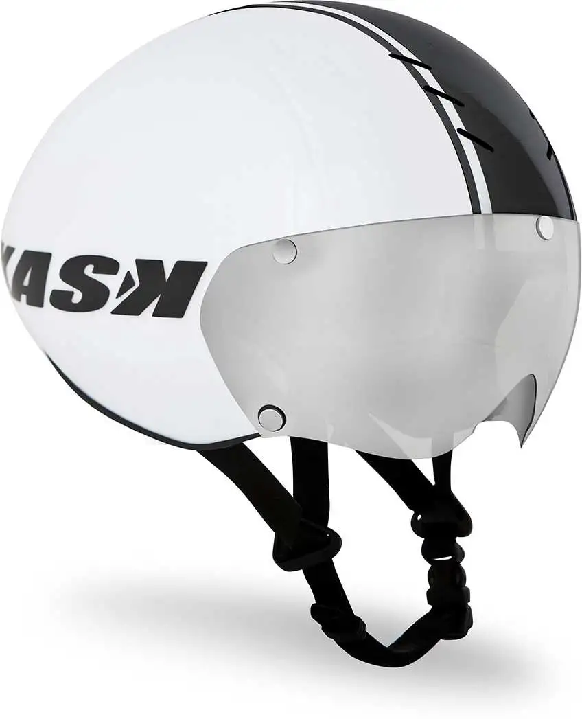Cykelhjälm Kask Bambino vit/svart