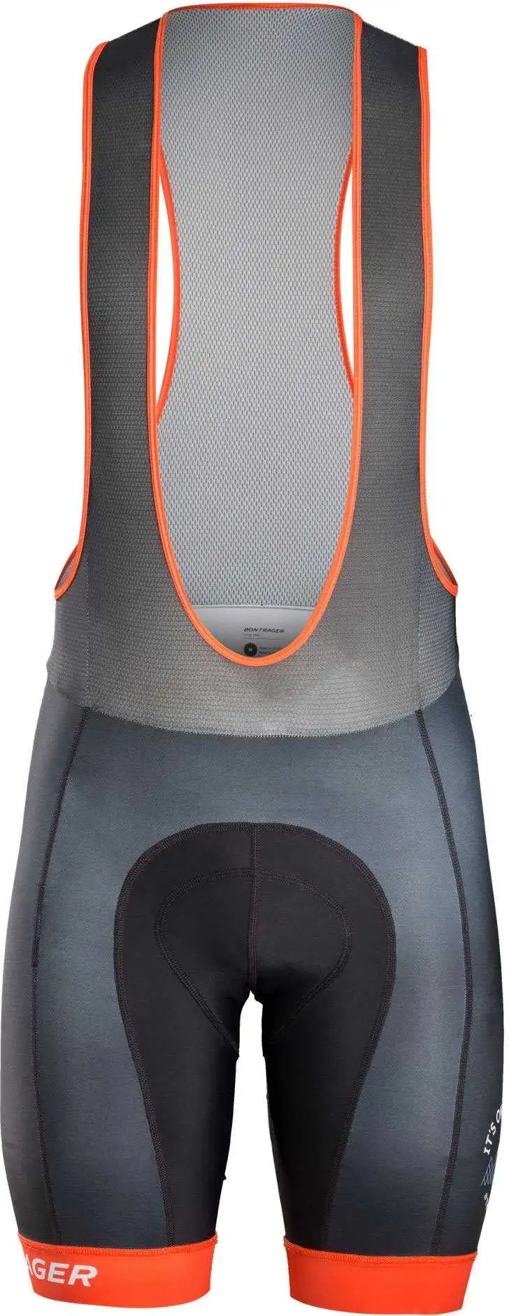 Bib Shorts Bontrager Shut Up Legs svart/orange
