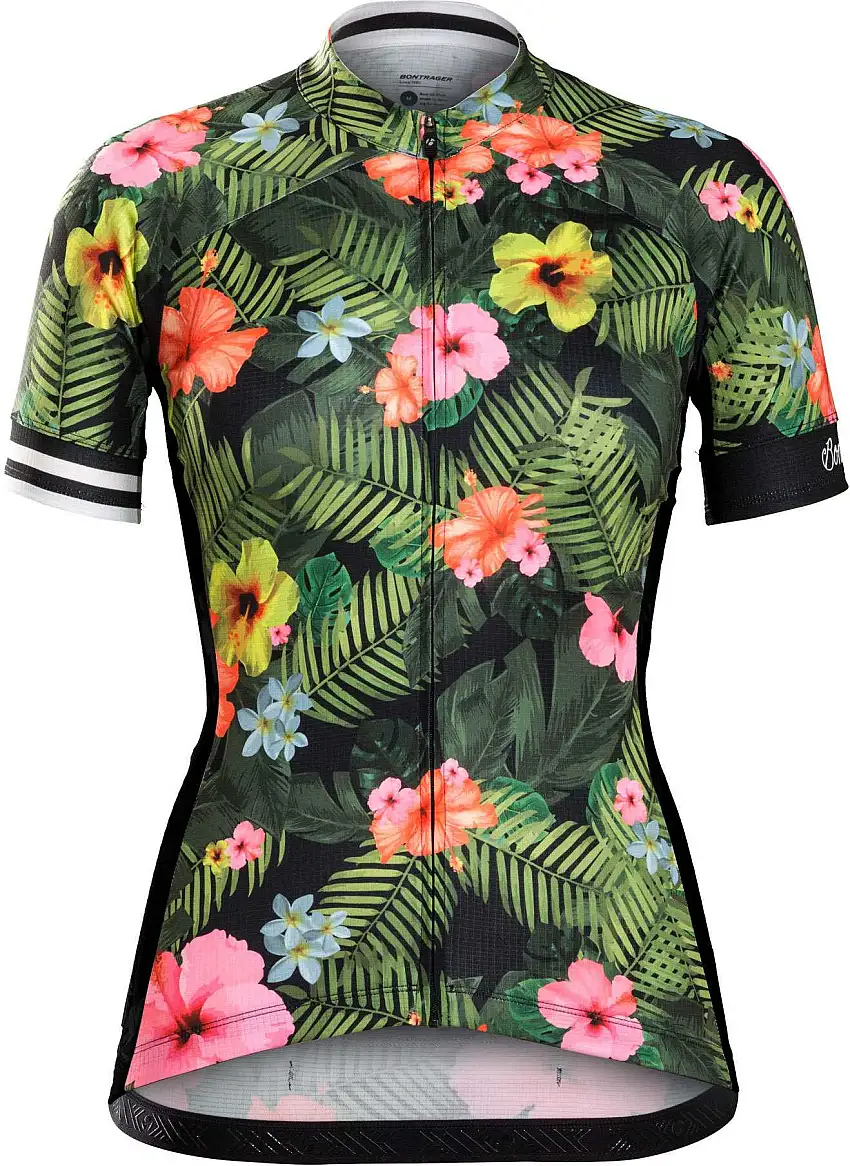 Tröja Bontrager Anara kort ärm dam floral stripe