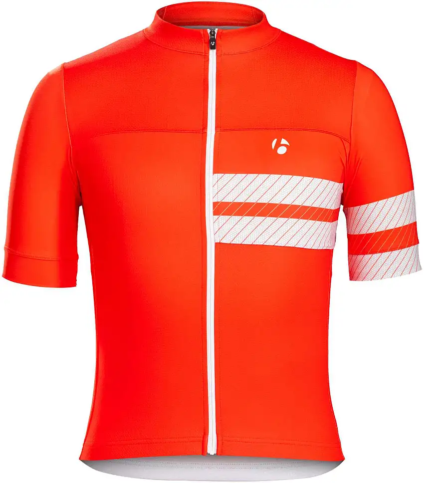 Tröja Bontrager Circuit kort ärm orange/vit