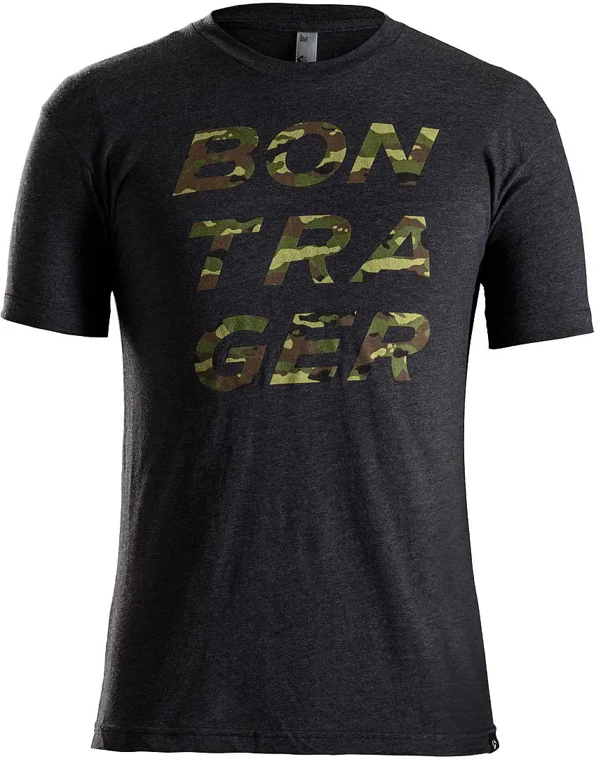 T-Shirt Bontrager camo kort ärm svart