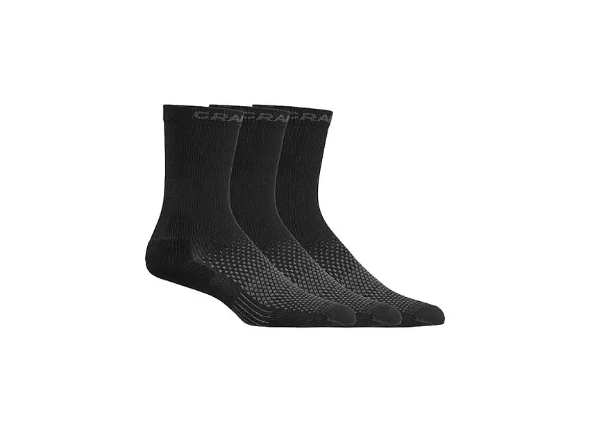 Craft Active High cykelstrumpor 3-pack svart