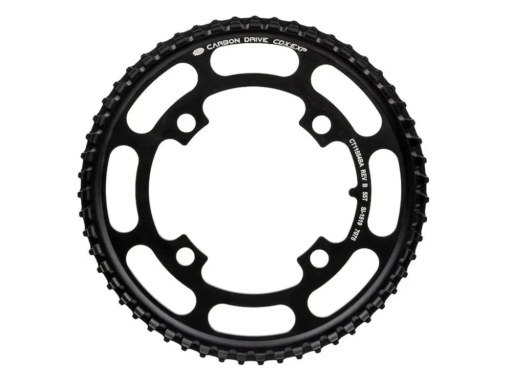 Gates CDX-EXP framdrev 55T remdrift singlespeed BCD 104mm 4 huls