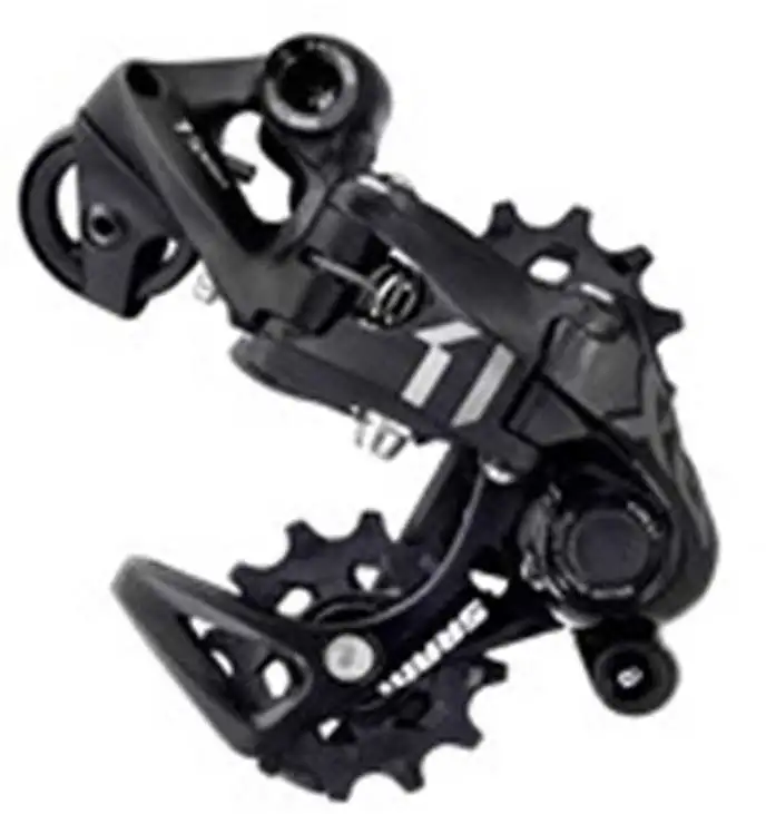 Bakväxel SRAM X01 DH, 7 växlar, short cage, svart